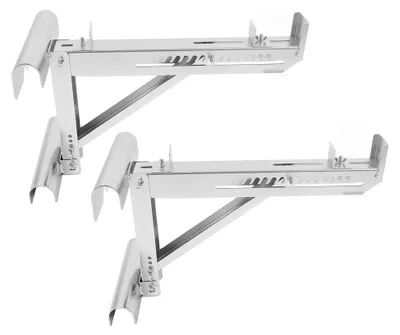 Produktbild von 2 Stück verstellbare Leiteraufstecker aus legiertem Stahl für Leitern bis 20 Zoll Breite