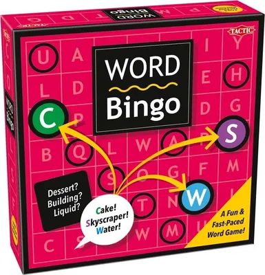 Produktbild von Tactic Lernspiel Word Bingo - buntes Sprachspiel für Kinder