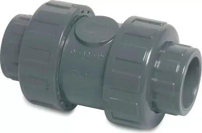 Produktbild von Profec PVC Kegelrückschlagventil federbelastet, beidseitig Klebemuffe Ø 50 mm - Typ 5000