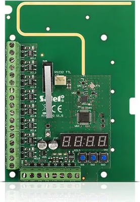 Produktbild von Satel MTX-300, Erweiterungsmodul, Sicherheitsalarmsystem, Grün, 433.5 MHz, CE, 20 V