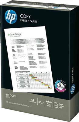Obrázek produktu pro Papír do tiskárny HP Copy CHP910, kopírovací papír bílý A4 80 g/m² s technologií ColorLok, 500 listů od společnosti HP Hewlett Packard