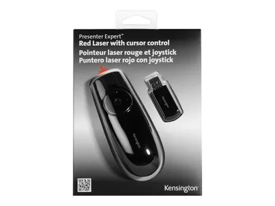 Produktbild von Kensington Presenter Expert Kabellose Cursorsteuerung mit rotem Laser, Schwarz