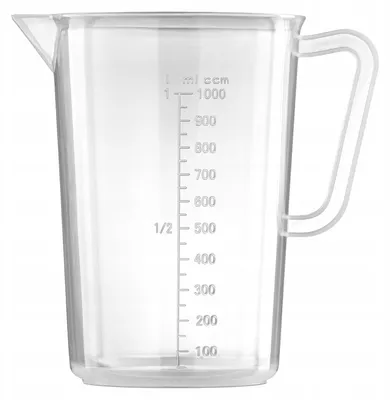 Produktbild von Forgast Messkrug FG11556 Polypropylen 1L mit Skala