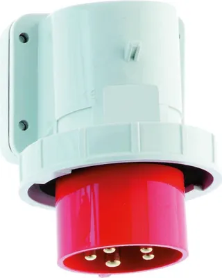 Produktbild von Bals Elektrotechnik 2402, 32 A, 200 - 415 V, 50 / 60 Hz, 3P+N+PE, 90 ° abgewinkelt, Männlich