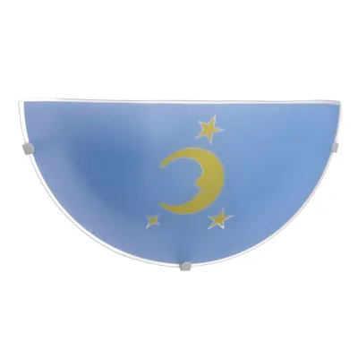 Zdjęcie produktu dla Lampa ścienna półplafon dziecięcy KSIĘŻYC 11-30132 Candellux
