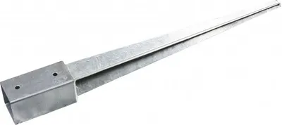 Produktbild von LEVIOR - Pfostenfuß / Anker 81x81x750mm, tl. 2mm verzinkt