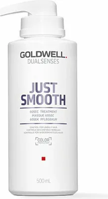 Zdjęcie produktu dla Goldwell Dualsenses Just Smooth 60sec Treatment maska wygładzająca do niesfornych włosów 500 ml