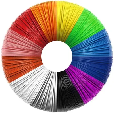 Image de Filament PLA 3D, 1,75 mm, 12 couleurs (chaque couleur : 3 mètres), modèle aléatoire