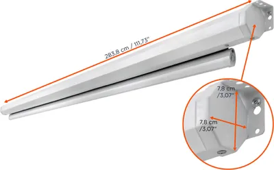Produktbild von celexon basic Tension-Leinwand 110" | 240x135cm 16:9 | elektrische Full-HD 4K Beamerleinwand mit Seilspannsystem für Heimkino und Büropräsentationen | Decken-/Wandmontage möglich | inkl. Fernbedienung
