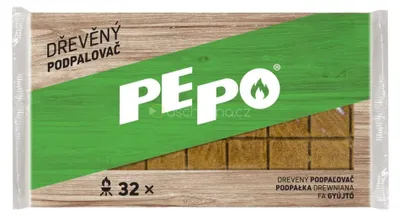 Obrázok produktu pre PE-PO drevený podpaľovač – 32 podpalov