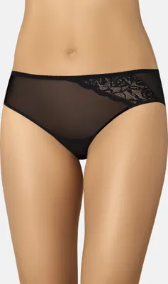 Produktbild von Teyli Mesh Slip mit floraler Spitze Susie Female 333 schwarz XS