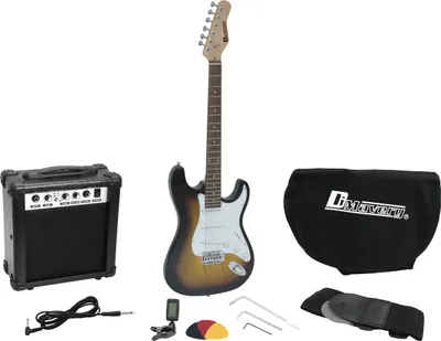 Produktbild von DIMAVERY EGS-1 E-Gitarren-Set, sunburst