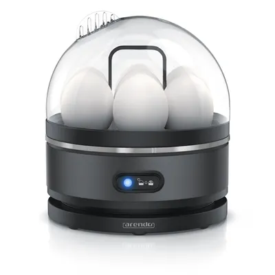 Produktbild von Arendo Eierkocher 7-fach, 400 Watt, Edelstahl, für 7 Eier, 3 Härtegrade wählbar, Warmhaltefunktion, Signalton, cool grey