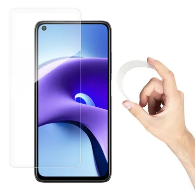Produktbild von Wozinsky Nano Flexi Hybrid Flexible Glasfolie Gehärtetes Glas Xiaomi Redmi Note 9T 5G Transparent