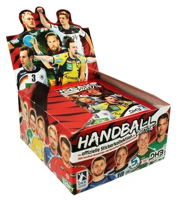 Image de Handball Bundesliga 2017/18 autocollants à collectionner - 1 présentoir (50 sachets)