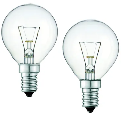 Backofen-Glühlampe 40 W, SES E14, 2 Stück