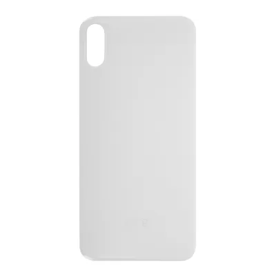 Produktbild von für iPhone XS Max Akkufachdeckel Akkudeckel Silber Rückseite