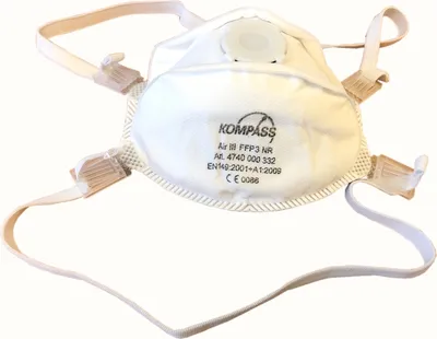 Produktbild von Mundschutz Atemschutzmaske Feinstaubmaske FFP3 NR Ventil Maske Staubmaske NEU  0086