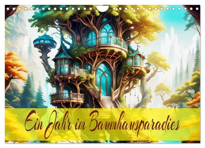 Produktbild von Ein Jahr im Baumhausparadies (Wandkalender 2027 DIN A4 quer), CALVENDO Monatskalender