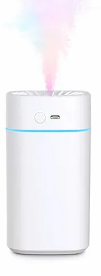 Obrázek produktu pro INF Dobíjecí Aroma Difuzér Zvlhčovač se Světlem, 300 ml, pro Domácnost Bílý