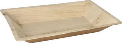 Immagine prodotto di PAPSTAR piatto in foglia di palma "puro" quadrato, 23x16 cm, colore naturale | foglio (6 pezzi)