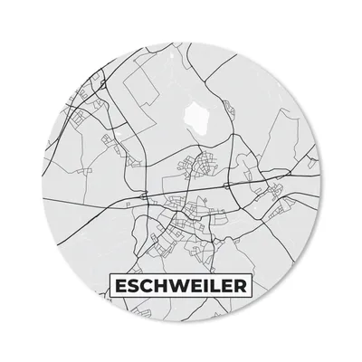 Produktbild von MuchoWow® Mauspad Mousepad Karte - Eschweiler - Deutschland - Karte - Stadtplan 40x40 cm - Mousepads - Maus Mat - Pad - Mausunterlage - Schreibtisch Accessoires