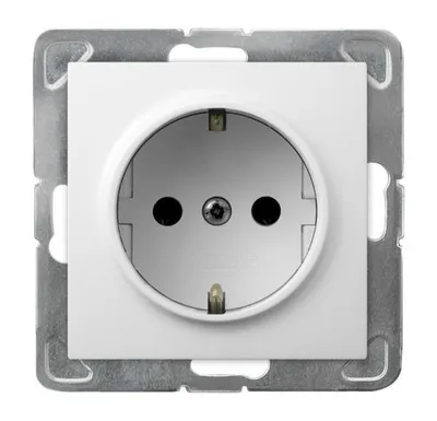 Produktbild von Ospel GP-1YS/m/00, Weiß, IP20, 16 A, 71 mm, 40 mm, 71 mm