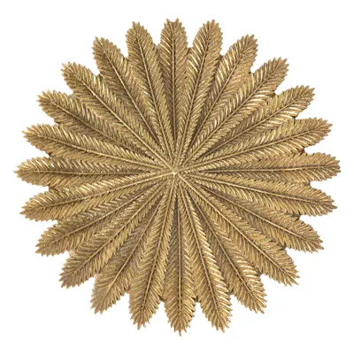 Produktbild von Clayre & Eef Dekoration Schale Ø 25x1 cm Goldfarbig Polyresin Zweigen