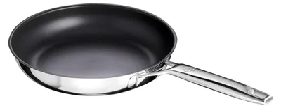 Bratpfanne 28 cm, Edelstahl, UniverSUS-Struktur, antihaft, induktion