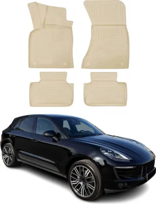 Obrázek produktu pro 2014-2018 Porsche Macan Podlahové rohože TPE béžové 4 ks