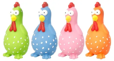 Produktbild von Flamingo Hundespielzeug Buiza Huhn, Maße: 5 x 6,3 x 10,9 cm