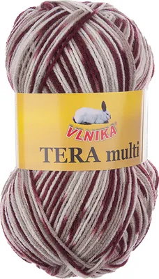 Produktbild von 5 x 100g Strickgarn Häkelgarn TERA MULTI, Farbwahl - mehrfarbig bunt Farbverlauf