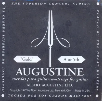 Produktbild von Augustine gold - A5 Einzelsaite, light tension