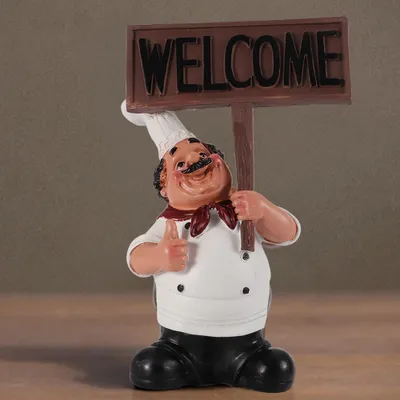 Produktbild von Chef Figures Ornament, Bar Ornament, Coffee Shop Ornament, Chef Figures Statue