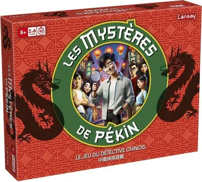 Produktbild von Die Mysterien von Peking Detektivspiel, Lansay Gesellschaftsspiel, Chinesisches Detektivspiel, 2-6 Spieler, Ab 8 Jahren