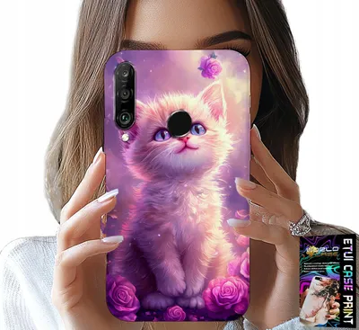 Obrázek produktu pro Pouzdro Pro Huawei P30 Lite - Roztomilá Kočička, Kočka, Vzory Se Zvířátky