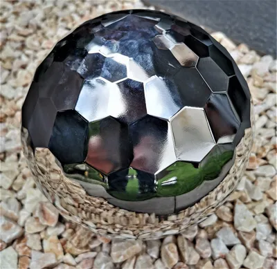 Produktbild von Dekokugel Diamond 25 cm Edelstahl poliert Kugel Dekorationskugel