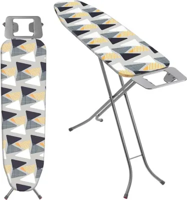 Image de Table à repasser / planche à repasser - pliable - 114 x 34 cm - avec repose-fer - légère et stable