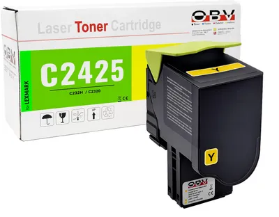 Produktbild von Kompatibler Toner C232HY0 XL für Lexmark Gelb