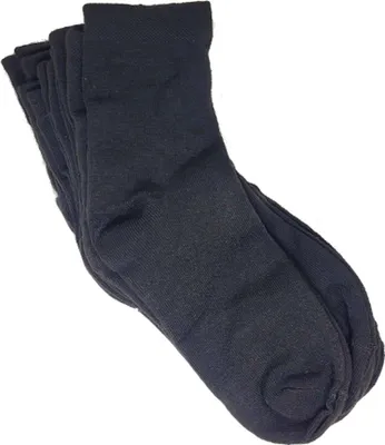 Obrázok produktu pre Jumada's – Čierne ponožky pre dámy a pánov – Veľkosť 3942 – 6 párov – Vhodné na bežné nosenie, do práce, na šport a voľný čas
