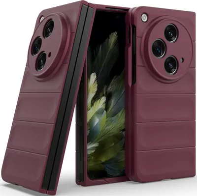 Obrázek produktu pro Pouzdro pro OnePlus Open Tvrdé PC Matné Nárazuvzdorné Protiskluzové Pouzdro Bordó