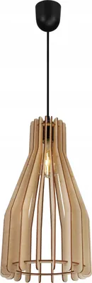 Produktbild von Moderne Led-Deckenhängelampe Aus Holz