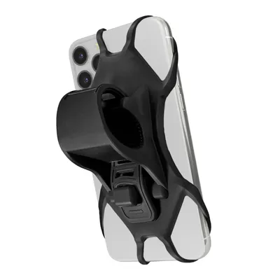 Produktbild von Celly SWIPEBIKEBK Fahrrad-Handy-Halter Schwarz Mehrfarbig Silikon