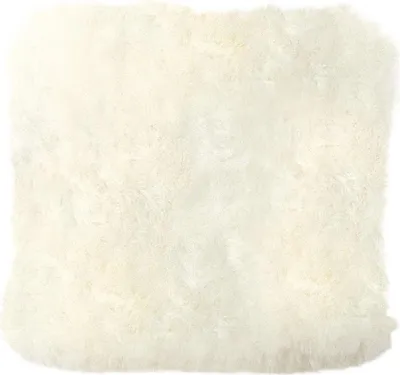 Produktbild von Heitmann Felle Lammfell-Kissen mit Reißverschluss Fellmaß ca. 45x45 cm, Farbe: Naturweiß 403WE