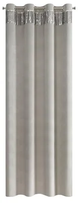 Obrázek produktu pro Eurofirany 386245, Sheer, Stříbrná, Vzorovaný, Polyester, Průchodka, 290 g/m²