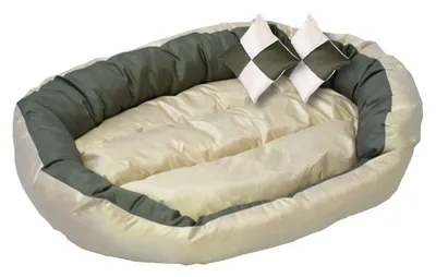 Produktbild von Best For Pets Orthopädisches Hundebett 150x120xcm mit Qualität Deluxe Greeny 5 Große Hundekissen Ortho-Medic VISCO Kissen