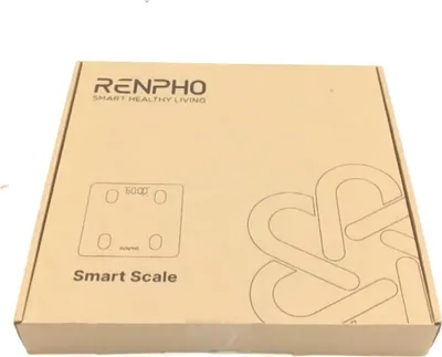 Produktbild von RENPHO Personenwaage Digital Körperwaagen Smartwaage Modell Bluetooth Sensoren Muskelmasse 180 kg 400 lbs Messung