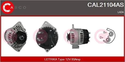 Produktbild von Lichtmaschine Generator 80A
