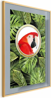 Produktbild von Posterpapier Poster - Parrot in the Jungle 21x30 cm Blätter g-C-0123-ao-a