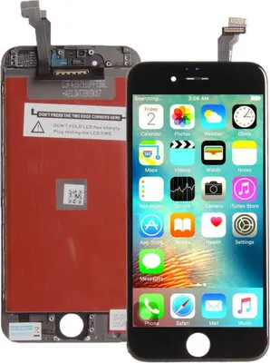 Produktbild von Standard Display Einheit für iPhone 6 schwarz komplett schwarz LCD Bildschirm